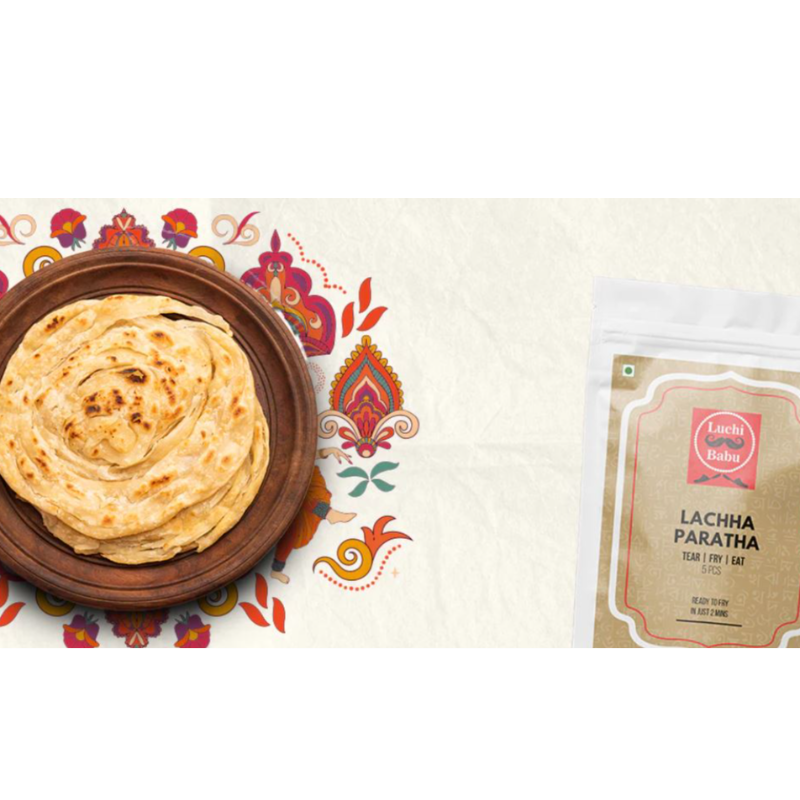 Lachha paratha ready to fry -500 gm pack (5 pcs)  Main Image